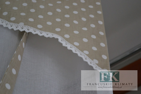 ROLETKA, EKRAN , PANEL PROWANSJA , SHABBY, SZER 80 CM WYS 140 BATYST , BAWEŁNA ROLETKA, EKRAN , PANEL PROWANSJA , SHABBY, SZER 80 CM WYS 140 BATYST , BAWEŁNA