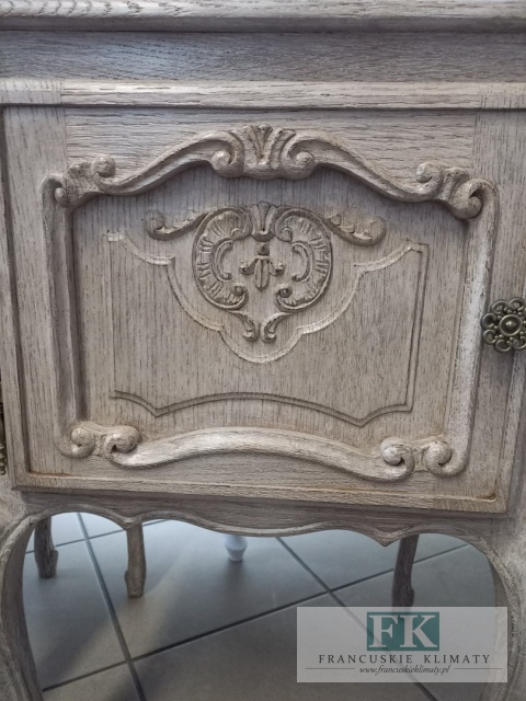 FRANCUSKI KPL. 2SZAFEK KOMÓDEK NOCNYCH antyczne drewno DĄB