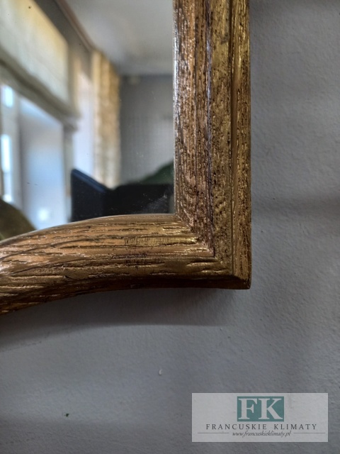 FRANCUSKIE LUSTRO KORONA STARE ZŁOTO DĄB