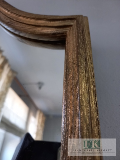 FRANCUSKIE LUSTRO KORONA STARE ZŁOTO DĄB