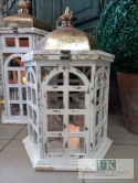 LAMPION LATARNIA KAMIENICZKA 57 CM DREWNO METAL