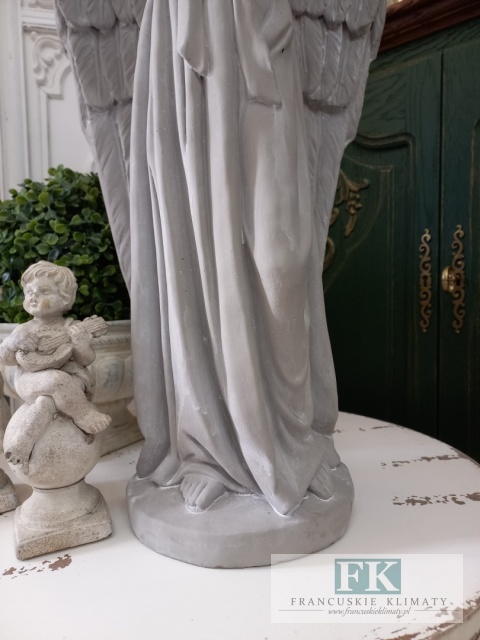 FIGURA ANIOŁ 60 CM ceramiczno-betonowa