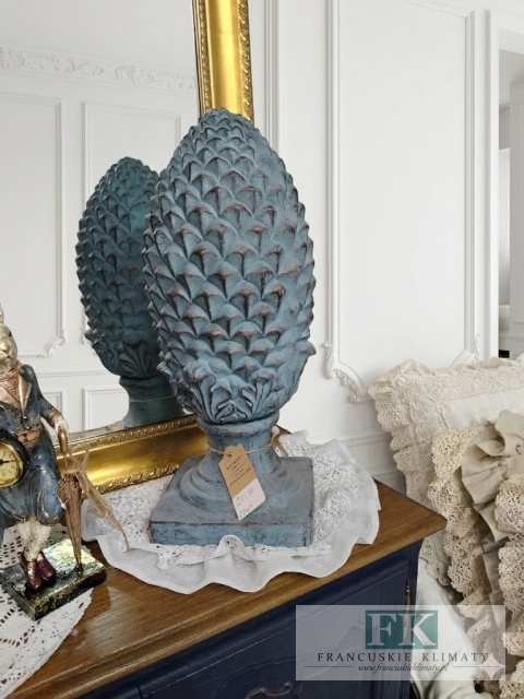 OGROMNY FIGURA KARCZOCH 54 cm , szyszka