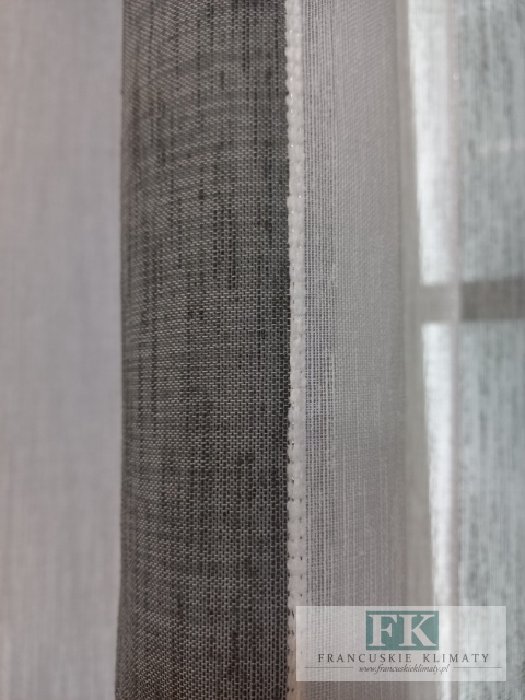 KOMPLET ZASŁON ZASŁONA 200/250 x 2 szale BATYST PASY