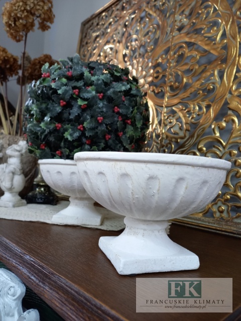 WAZON OSŁONKA DONICA CERAMICZNO BETONOWA 20 CM