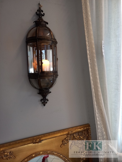 LAMPION ŚCIENNY 82 cm metal