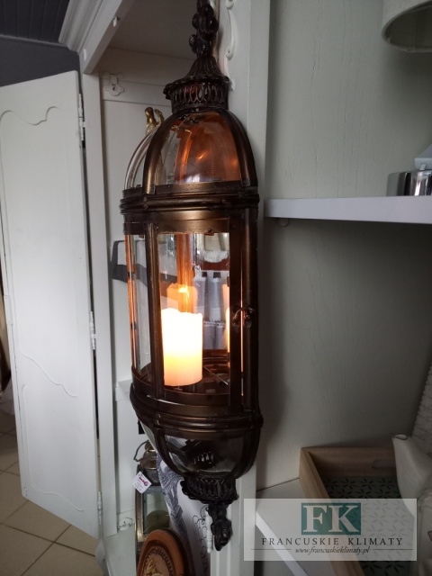 LAMPION ŚCIENNY 82 cm metal