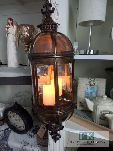 LAMPION ŚCIENNY 82 cm metal