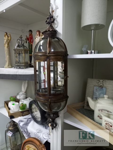 LAMPION ŚCIENNY 82 cm metal