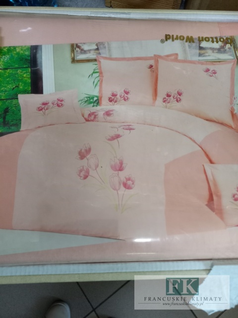 EKSKLUZYWNA POŚCIEL HAFT 200/220 CM BAWEŁNA 100 %