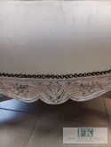 FRANCUSKI FOTEL WIELKI 115 CM DĄB antyczne drewno