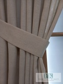 KPL KOMPLET NATURA ZASŁONY BOKI , LAMBREKIN SZYDEŁKO 140/160 x 2 , 300/60