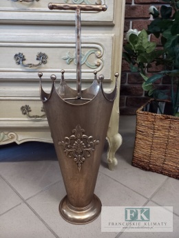 PARASOLNIK METALOWY 58 CM ZŁOTO