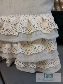 POSZEWKA NATURA 3 DEKORACYJNE FALBANY 50/50 KORONKA ,PROWANSJA, SHABBY,CHIC