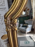 WIELKIE LUSTRO OKNO 155 CM W METALOWIEJ RAMIE