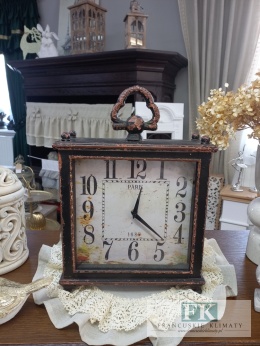 ZEGAR STOJĄCY metal 44 CM RETRO