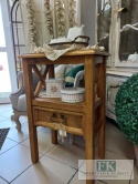lite drewno KOMODA STOLIK z dwustronną szufladą 77 cm