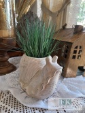 DONICA - OSŁONKA wazon CERAMICZNO- BETONOWA "ŚLIMAK " 28 CM