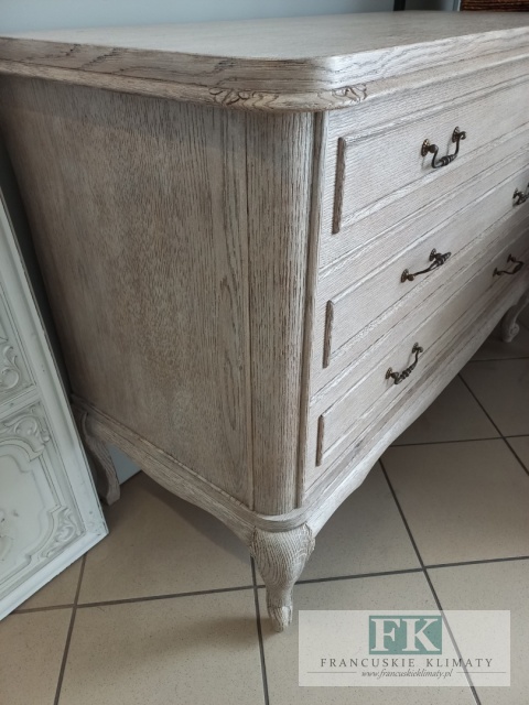 FRANCUSKA KOMODA 117 cm antyczne drewno szyfoniera szufladnik