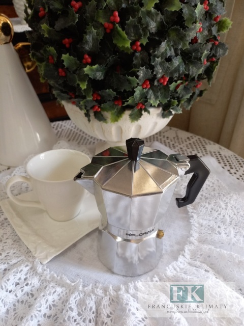 KAWIARKA ZAPARZACZ SILVER DO ESPRESSO NA 3 FILIŻANEK