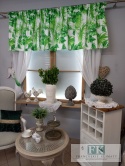KPL , komplet LAMBREKIN + 2 ZASŁONY + 2 WIĄZANIA , prowansja , shabby chic
