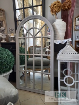 LUSTRO OKNO 130 CM W RAMIE W STYLU FRANCUSKIM , SHABBY CHIC , VINTAGE , PROWANSJA