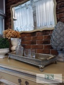TACA z rączkami , PATERA 65 cm ANTYCZNE ZŁOTO
