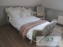 EKSKLUZYWNA POŚCIEL 140x200 FALBANY HANDMADE BAWEŁNA 100% FRANCJA PROWANSJA