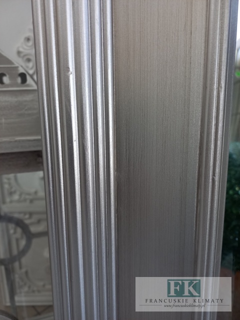 LUSTRO 140 CM PION , POZIOM , SREBRO
