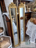 LUSTRO PIONOWE RÓŻA 122 CM W ZŁOTEJ RAMIE
