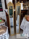 LUSTRO PIONOWE RÓŻA 122 CM W ZŁOTEJ RAMIE