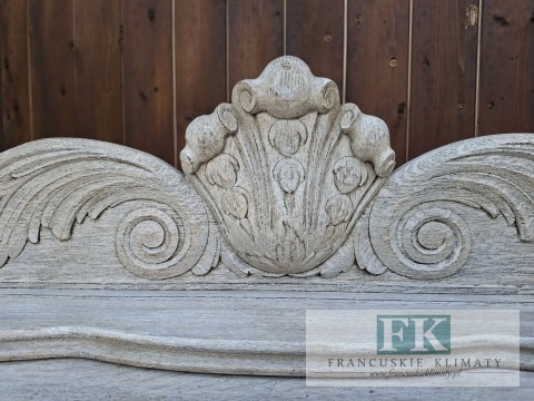 FRANCUSKA KOMODA DĄB 242 CM przebogate rzeżbienia ANTYCZNE DREWNO