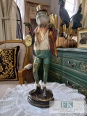 FIGURA ŻABA Z ZEGAREM 45,5 cm
