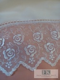 EKSKLUZYWNA POŚCIEL KORONKA TIULOWA 160x200 HANDMADE 160/200 BAWEŁNA 100% FRANCJA PROWANSJA