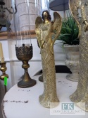 FIGURA ANIOŁ 31 CM ZŁOTO