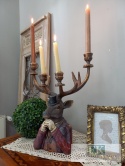 ŚWIECZNIK JELEŃ WYS 42 CM POPIERSIE