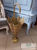 METALOWY PARASOLNIK AŻUROWY 75,5 cm ZŁOTY