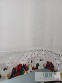 NA METRY ! WYS. 40 CM i 60 cm ZAZDROSTKA ZAZDROSKA BAWEŁNA 100% KWIATY SZYDEŁKO