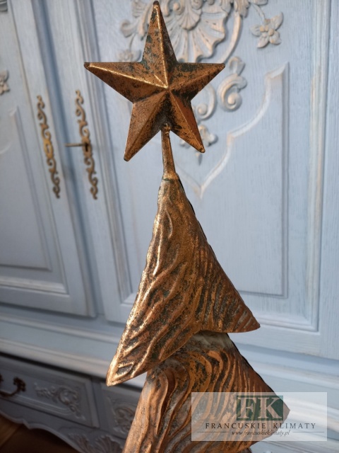 OZDOBA CHOINKA METALOWA 107 CM metaloplastyka