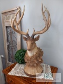 FIGURA POPIERSIE JELEŃ Z POROŻAMI 81 cm