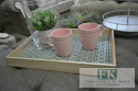 TACA DEKORACYJNA 40 CM PASTEL ZIELEŃ PROWANSJA SHABBY CHIC FRANCJA VINTAGE TACA DEKORACYJNA 40 CM PASTEL ZIELEŃ PROWANSJA SHABBY CHIC FRANCJA VINTAGE