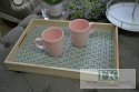 TACA DEKORACYJNA 40 CM PASTEL ZIELEŃ PROWANSJA SHABBY CHIC FRANCJA VINTAGE TACA DEKORACYJNA 40 CM PASTEL ZIELEŃ PROWANSJA SHABBY CHIC FRANCJA VINTAGE