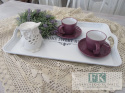 KŁ. TACA DEKORACYJNA HOME SWEET BIAŁA 51 CM SHABBY CHIC VINTAGE PROWANSJA KŁ. TACA DEKORACYJNA HOME SWEET BIAŁA 51 CM SHABBY CHIC VINTAGE PROWANSJA