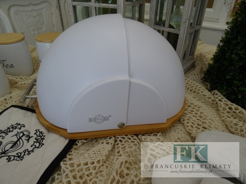 KŁ. CHLEBAK ATOM BIAŁY SHABBY CHIC VINTAGE PROWANSJA KŁ. CHLEBAK ATOM BIAŁY SHABBY CHIC VINTAGE PROWANSJA