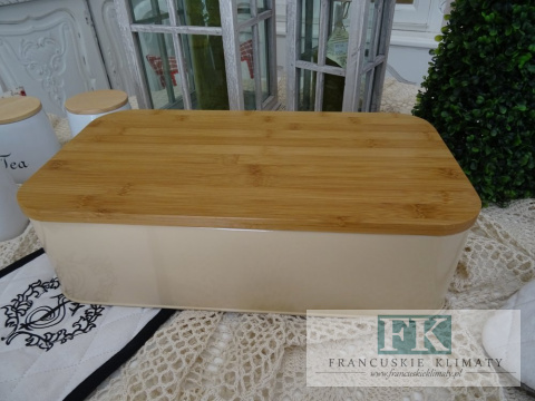 KŁ. CHLEBAK KING KREMOWY SHABBY CHIC VINTAGE PROWANSJA KŁ. CHLEBAK KING KREMOWY SHABBY CHIC VINTAGE PROWANSJA