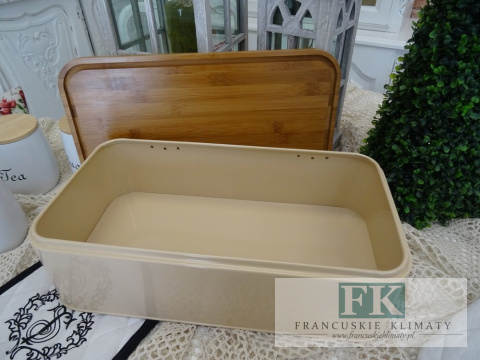 KŁ. CHLEBAK KING KREMOWY SHABBY CHIC VINTAGE PROWANSJA KŁ. CHLEBAK KING KREMOWY SHABBY CHIC VINTAGE PROWANSJA