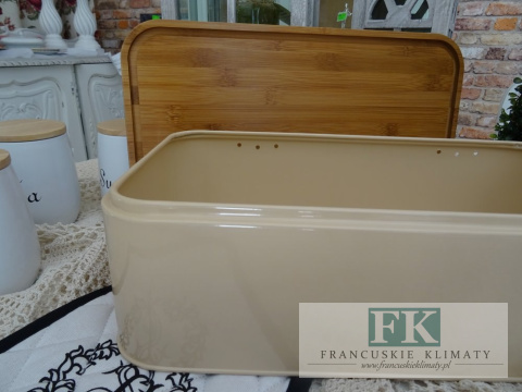KŁ. CHLEBAK KING KREMOWY SHABBY CHIC VINTAGE PROWANSJA KŁ. CHLEBAK KING KREMOWY SHABBY CHIC VINTAGE PROWANSJA