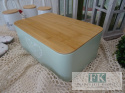 KŁ. CHLEBAK KING MIĘTA SHABBY CHIC VINTAGE PROWANSJA KŁ. CHLEBAK KING MIĘTA SHABBY CHIC VINTAGE PROWANSJA