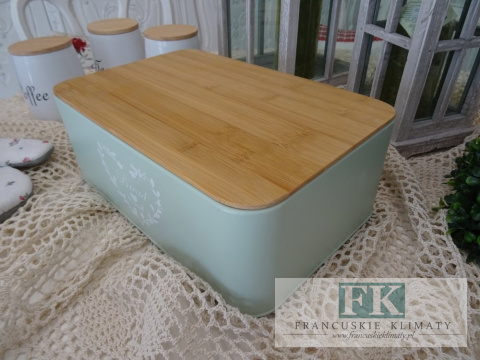 KŁ. CHLEBAK KING MIĘTA SHABBY CHIC VINTAGE PROWANSJA KŁ. CHLEBAK KING MIĘTA SHABBY CHIC VINTAGE PROWANSJA