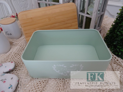 KŁ. CHLEBAK KING MIĘTA SHABBY CHIC VINTAGE PROWANSJA KŁ. CHLEBAK KING MIĘTA SHABBY CHIC VINTAGE PROWANSJA